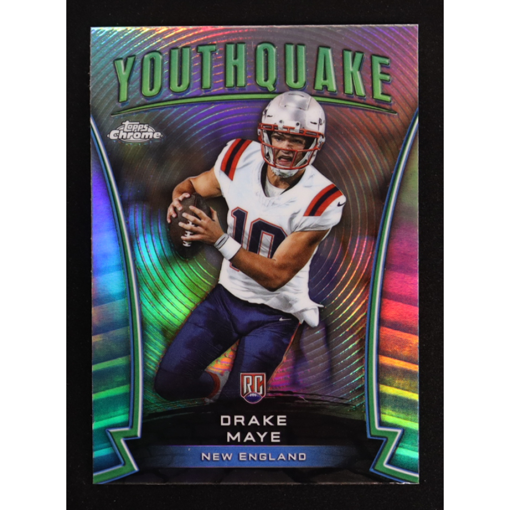 Drake Maye 2024 Topps Chrome Youthquake Refractors #Y2 RC at PristineAuction.com