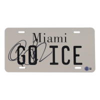 Vanilla Ice Signed "Go Ice" Vanity License Plate (Beckett) at PristineAuction.com