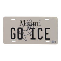 Vanilla Ice Signed "Go Ice" Vanity License Plate (Beckett) at PristineAuction.com
