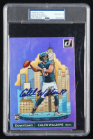 Caleb Williams Signed 2024 Donruss Downtown! Oversized #21 RC (PSA | Auto 10) at PristineAuction.com