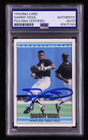 Sammy Sosa Signed 1992 Donruss #740 (PSA) at PristineAuction.com