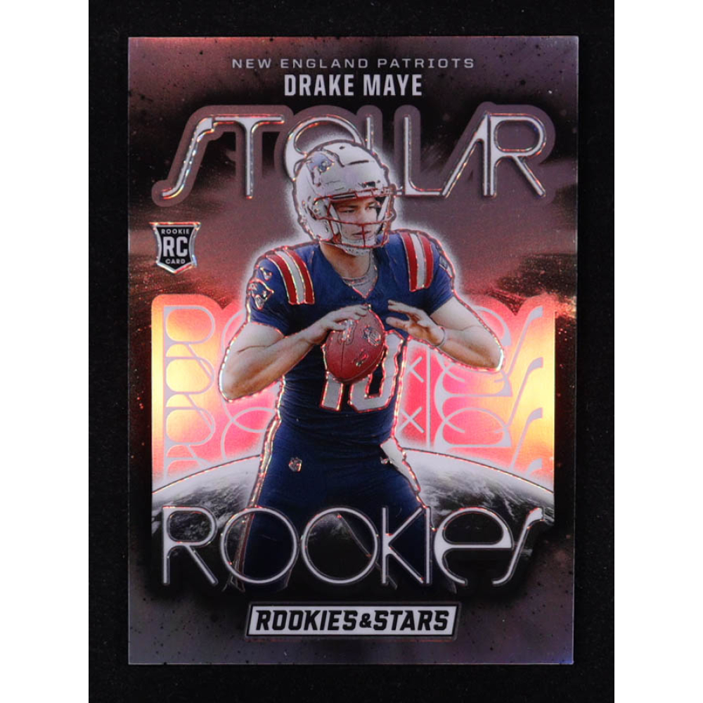 Drake Maye 2024 Rookies and Stars Stellar Rookies Silver #6 RC at PristineAuction.com