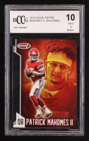 Patrick Mahomes II 2019 Sage Aspire #ASP-PM-1 (BCCG 10) at PristineAuction.com