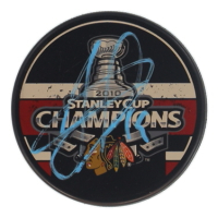 Jonathan Toews Signed 2010 Stanley Cup Blackhawks Logo Hockey Puck (PSA) at PristineAuction.com