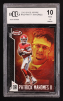 Patrick Mahomes II 2019 Sage Aspire #ASP-PM-1 (BCCG 10) at PristineAuction.com