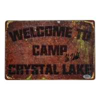 Kane Hodder Signed "Friday the 13th" Plate (PSA) at PristineAuction.com