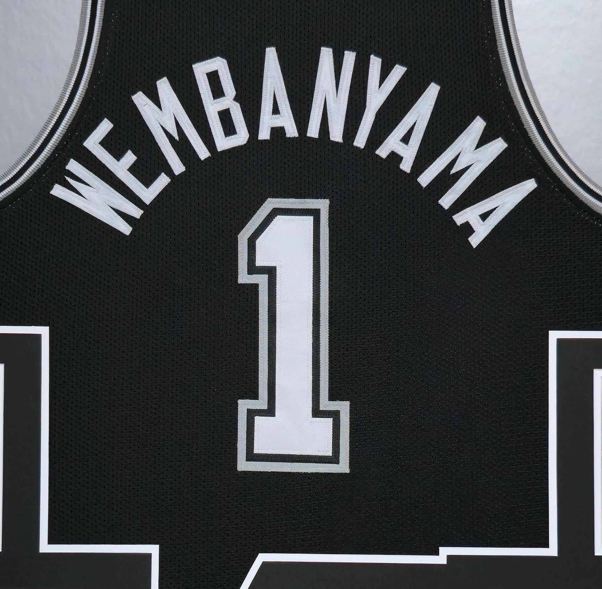 Victor Wembanyama Custom Framed Jersey Display at PristineAuction.com Victor Wembanyama Custom Framed Jersey Display at PristineAuction.com