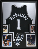 Victor Wembanyama Custom Framed Jersey Display at PristineAuction.com
