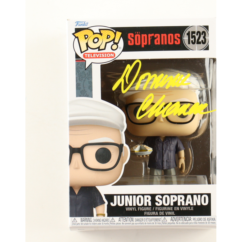 Dominic Chianese Signed "The Sopranos" #1523 Junior Soprano Funko Pop! Vinyl Figure (Beckett) at PristineAuction.com