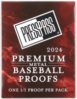 2024 Press Pass Premium Metal Baseball 1/1 Pre-Production Proof Pack at PristineAuction.com