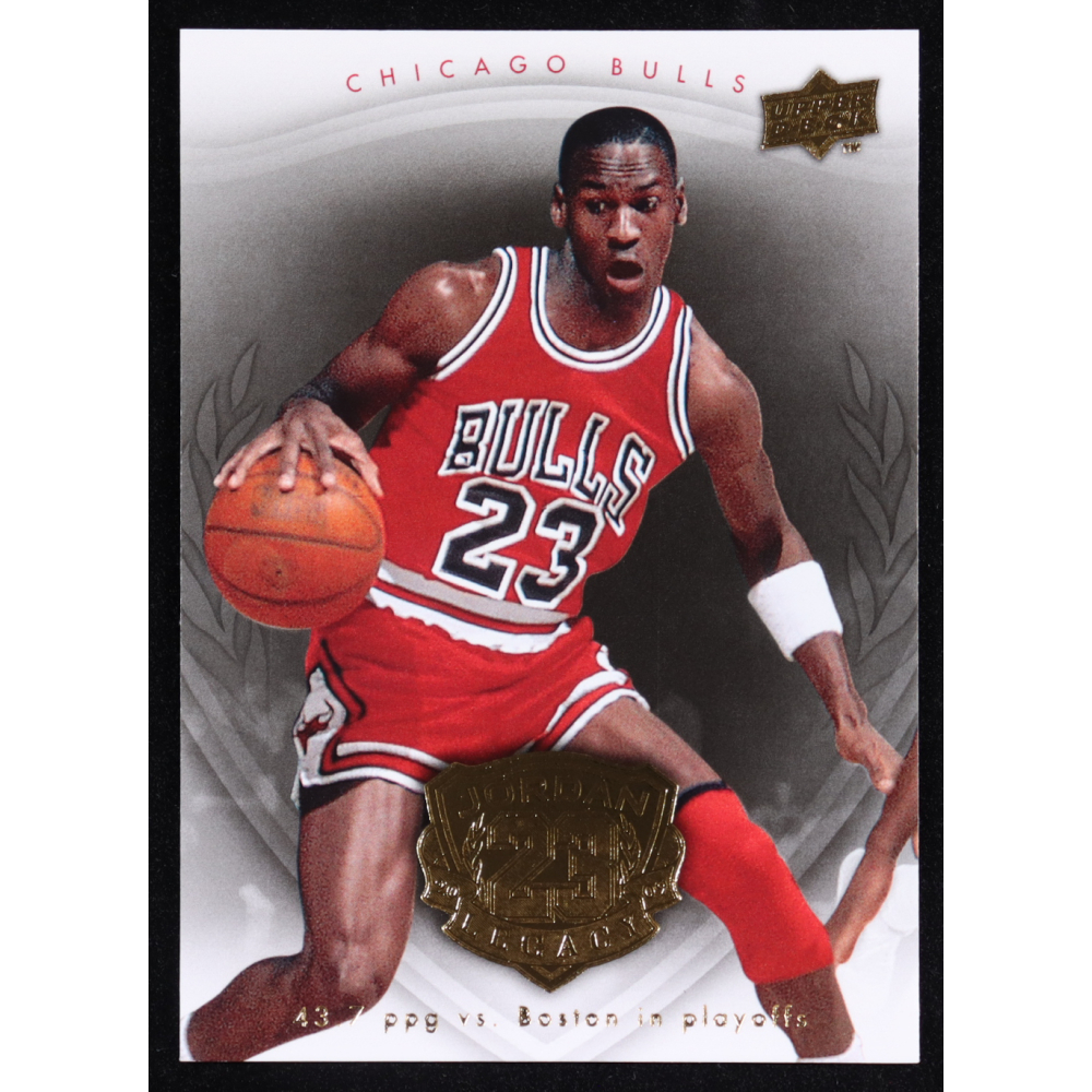 Michael Jordan 2009-10 Upper Deck Michael Jordan Legacy Collection Gold #11 at PristineAuction.com