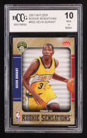 Kevin Durant 2007-08 Fleer Rookie Sensations #RS2 RC (BCCG 10) at PristineAuction.com