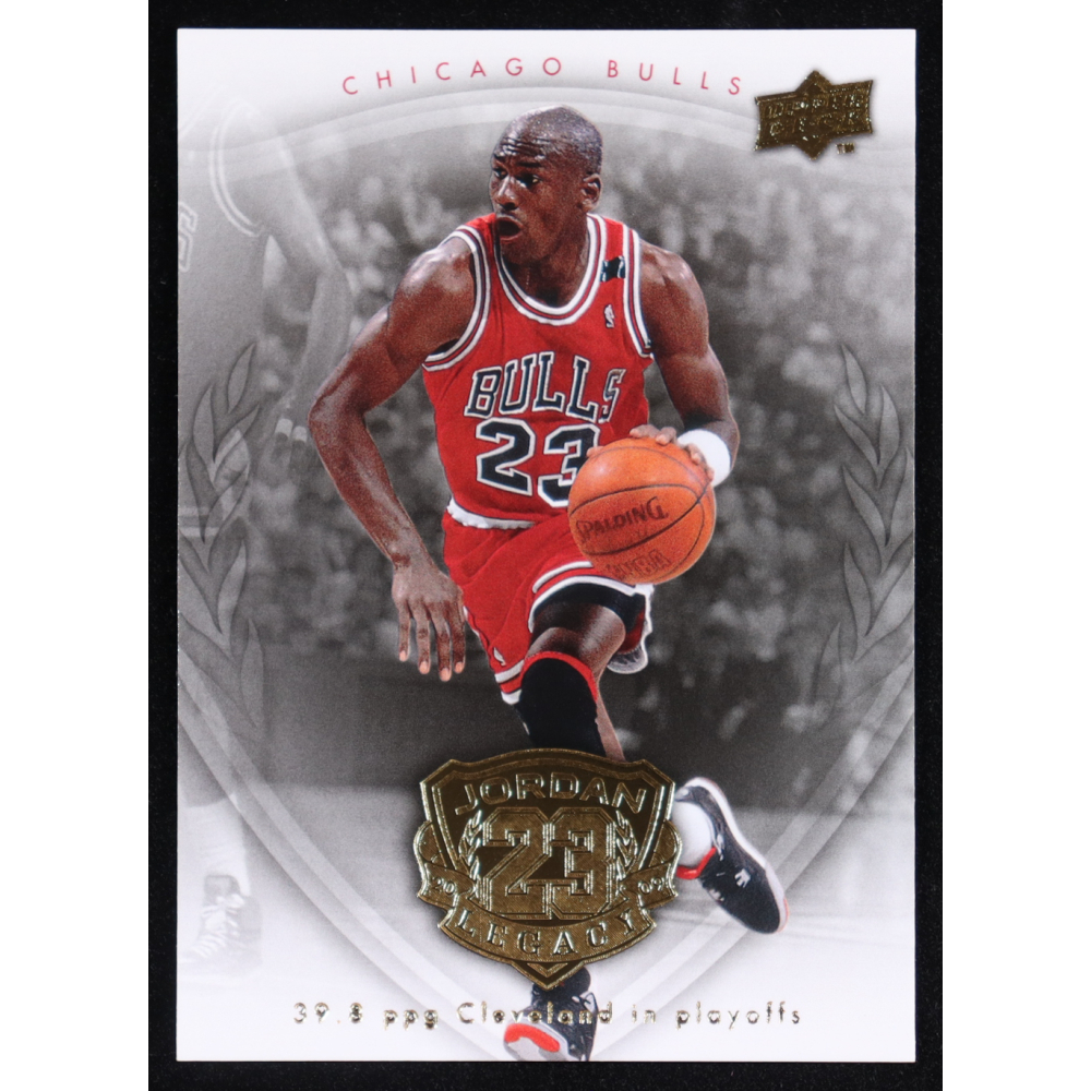Michael Jordan 2009-10 Upper Deck Michael Jordan Legacy Collection Gold #37 at PristineAuction.com