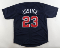 David Justice Signed Jersey (Beckett) at PristineAuction.com