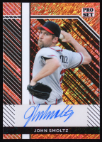 John Smoltz 2024 Leaf Collective Pro Set Autographs Shimmer Orange #PSAJS2 #4/8 at PristineAuction.com