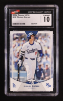 Shohei Ohtani 2024 Topps 50/50 Ohtani #10 (CGC 10) at PristineAuction.com