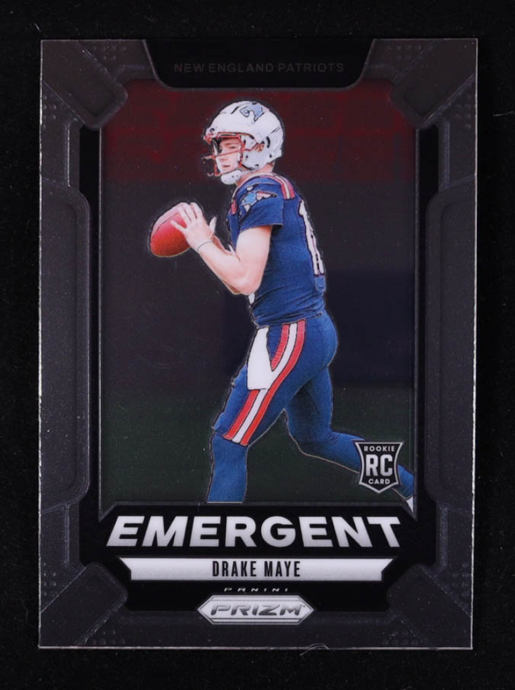 Drake Maye 2024 Panini Prizm Emergent #4 RC