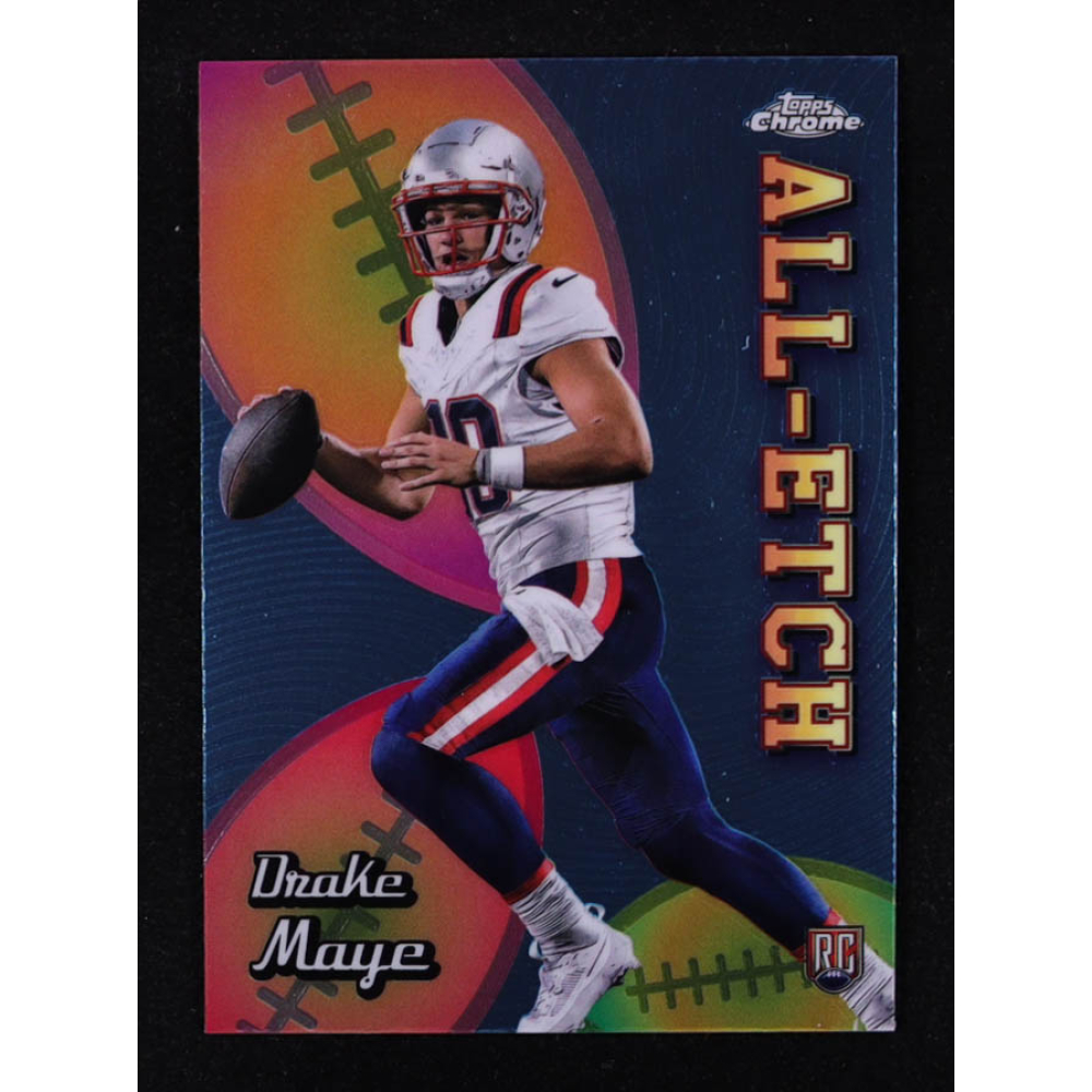 Drake Maye 2024 Topps Chrome All Etch #CAEDM RC at PristineAuction.com