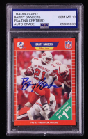 Barry Sanders Signed 1989 Pro Set #494 RC (PSA | Auto 10) at PristineAuction.com