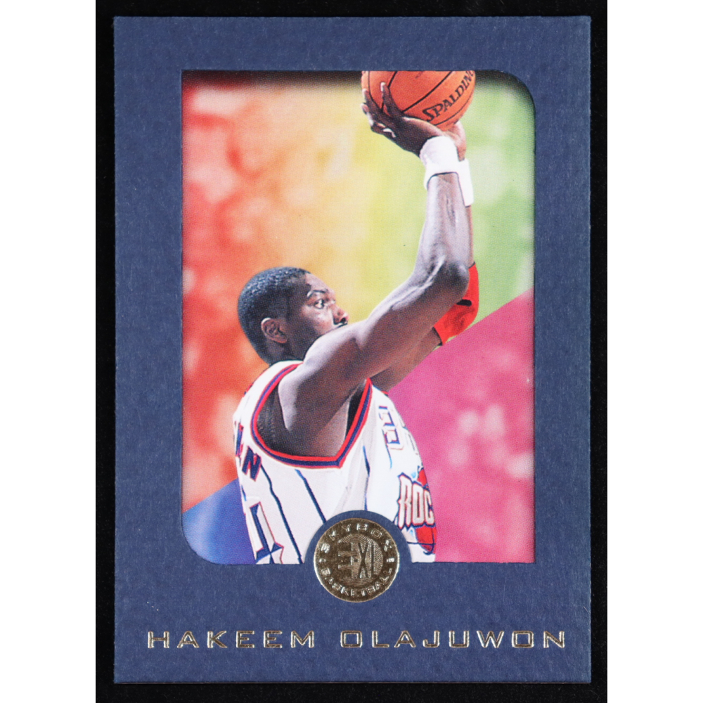 Hakeem Olajuwon 1995-96 E-XL Blue #32 at PristineAuction.com