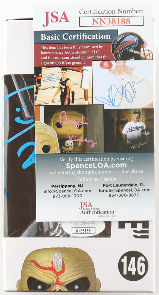 Nicko McBrain Signed "Iron Maiden" #146 Piece of Mind Eddie Funko Pop! Vinyl Figure (JSA) at PristineAuction.com Nicko McBrain Signed "Iron Maiden" #146 Piece of Mind Eddie Funko Pop! Vinyl Figure (JSA) at PristineAuction.com