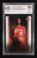 LeBron James 2003 Upper Deck LeBron James Box Set #20 RC (BCCG 10) at PristineAuction.com