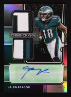 Jalen Reagor 2020 Panini Obsidian Rookie Jersey Ink Electric Etch Green #8 EXCH #15/50 at PristineAuction.com