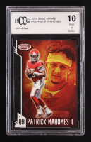 Patrick Mahomes 2019 SAGE Aspire #ASPPM1 (BCCG 10) at PristineAuction.com