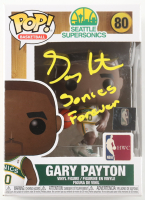 Gary Payton Signed Supersonics #80 Funko Pop! Vinyl Figure Inscribed "Sonics Forever" (Beckett) at PristineAuction.com