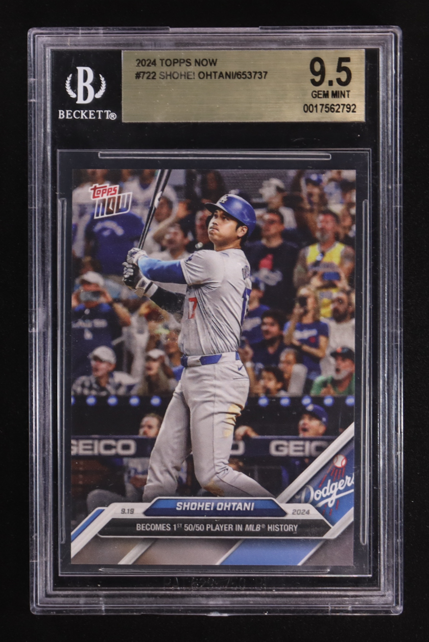 Shohei Ohtani 2024 Topps Now #722 (BGS 9.5) at PristineAuction.com Shohei Ohtani 2024 Topps Now #722 (BGS 9.5) at PristineAuction.com