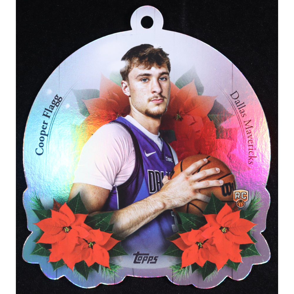 Cooper Flagg 2025-26 Topps Holiday Oversized Die-Cut Ornaments #DCOCF RC at PristineAuction.com