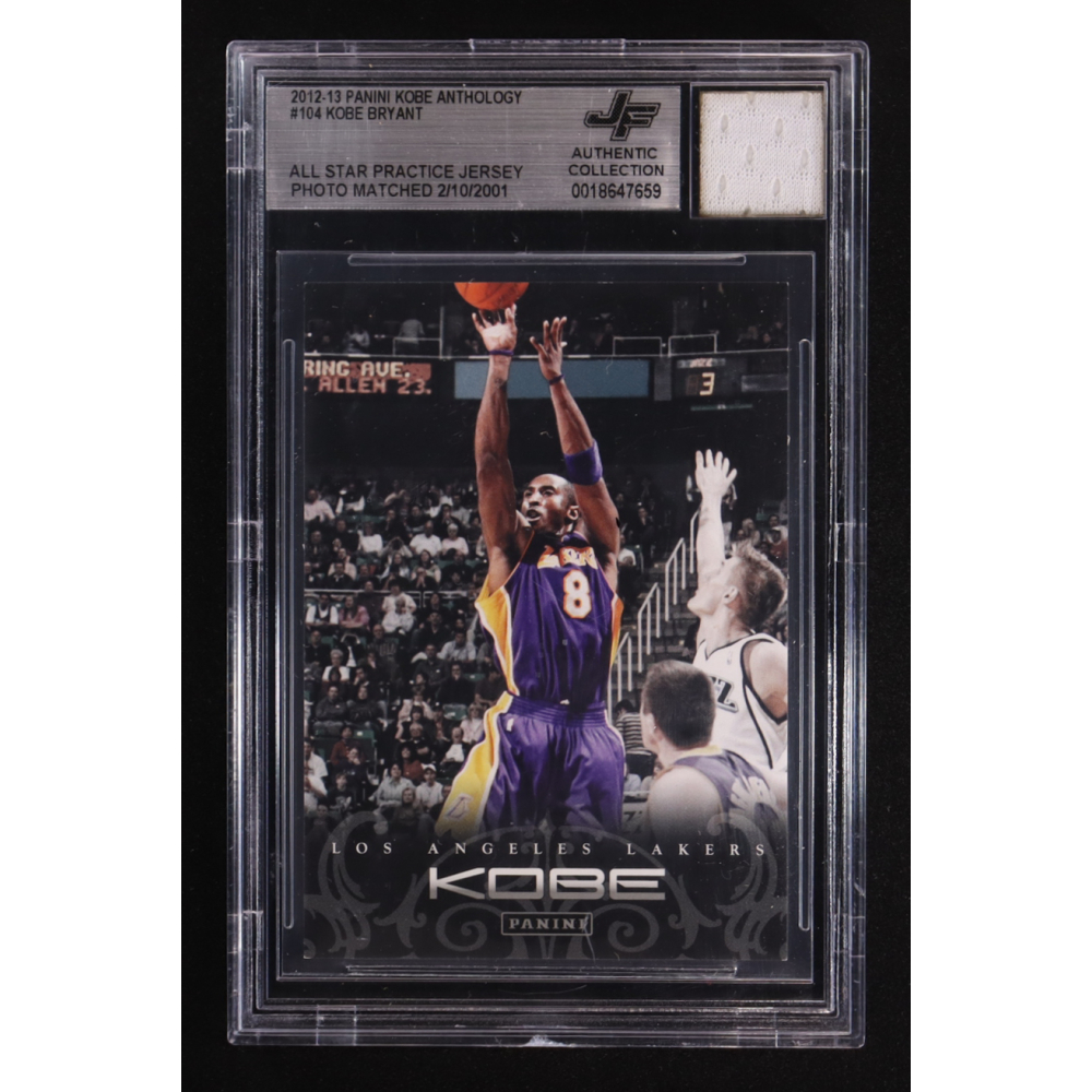 Kobe Bryant 2012-13 Panini Kobe Anthology #104 with All Star Practice Jersey Piece (BGS Encapsulated) at PristineAuction.com