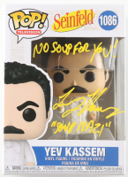 Larry Thomas Signed "Seinfeld" #1086 Yev Kassem Funko Pop! Vinyl Figure Inscribed "Soup Nazi" & "No Soup For You!" (JSA) at PristineAuction.com