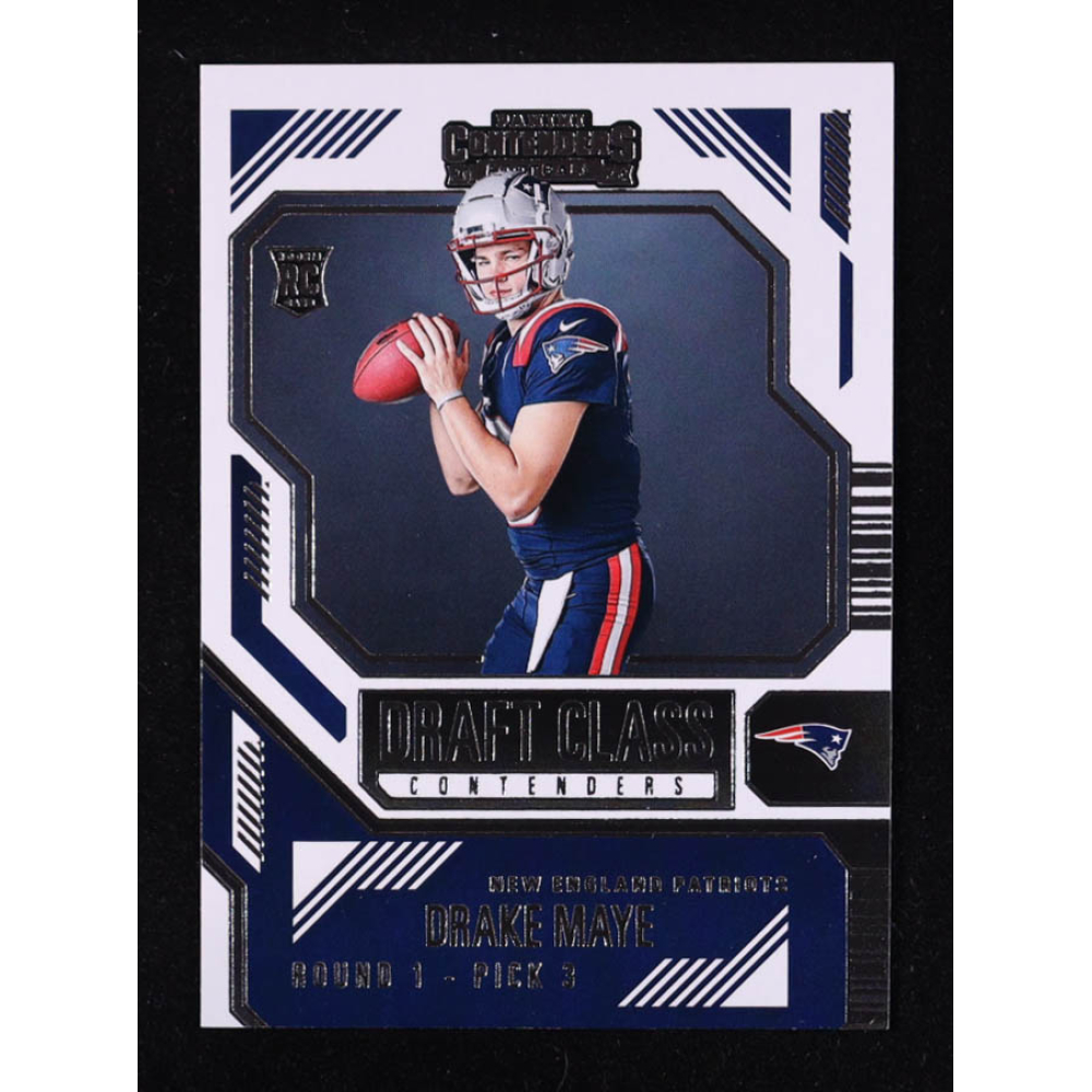 Drake Maye 2024 Panini Contenders Draft Class Contenders #3 RC at PristineAuction.com