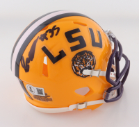 Sai'vion Jones Signed LSU Tigers Speed Mini Helmet (Beckett) at PristineAuction.com