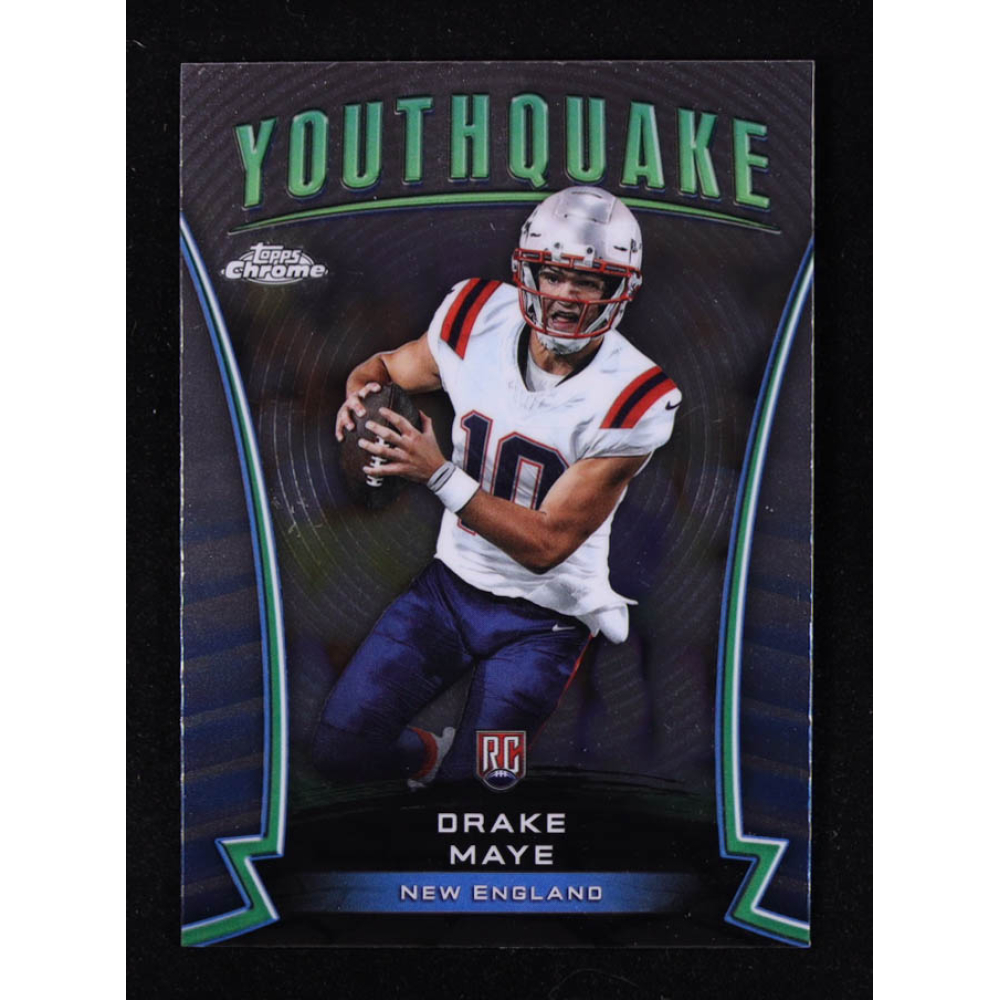 Drake Maye 2024 Topps Chrome Youthquake #Y2 RC at PristineAuction.com