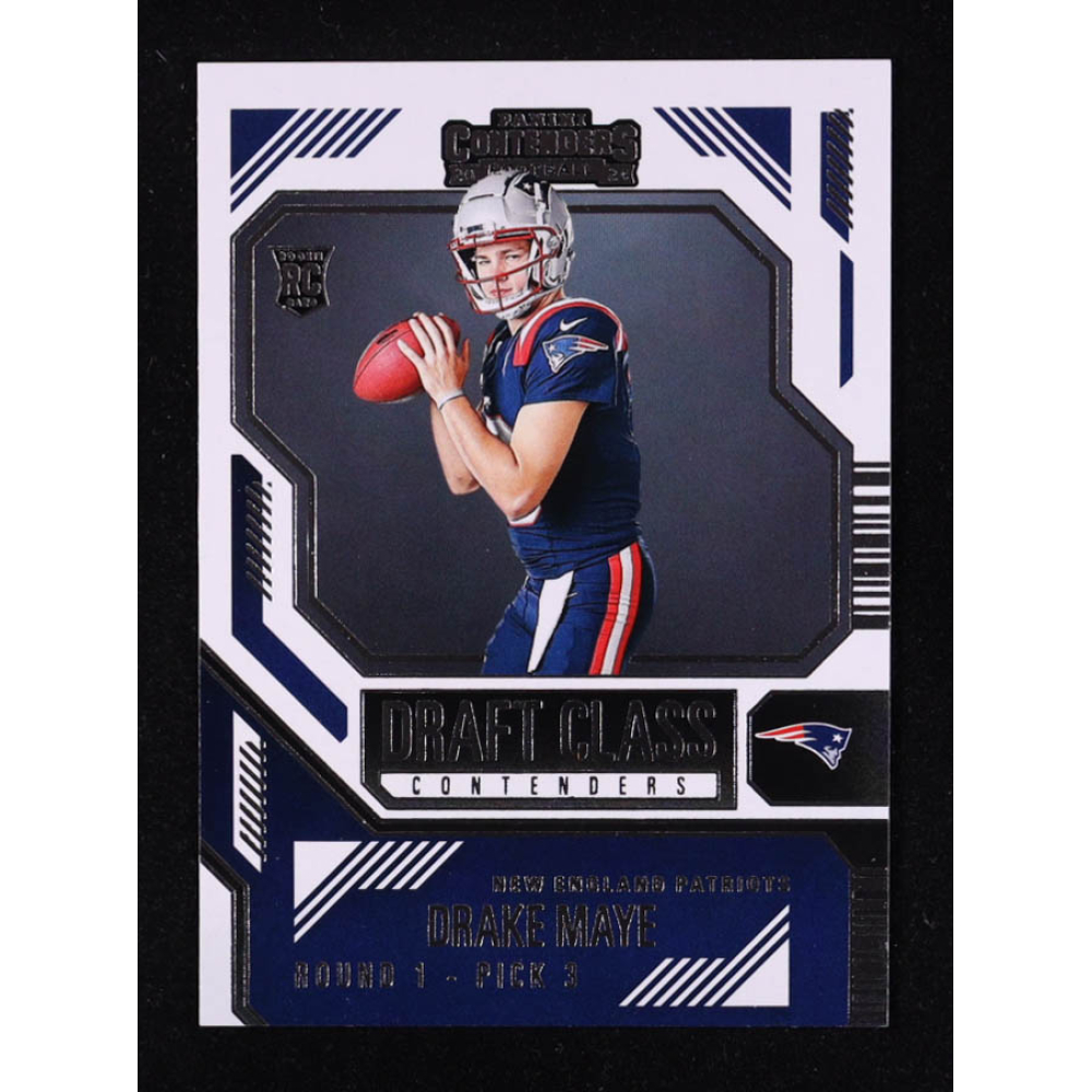 Drake Maye 2024 Panini Contenders Draft Class Contenders #3 RC at PristineAuction.com