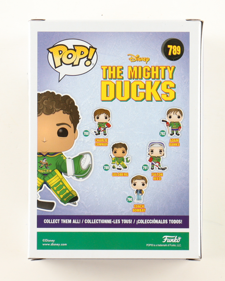 Shaun Weiss Signed "The Mighty Ducks" #789 Goldberg Funko Pop! Vinyl Figure Inscribed "Goldberg" (JSA) at PristineAuction.com Shaun Weiss Signed "The Mighty Ducks" #789 Goldberg Funko Pop! Vinyl Figure Inscribed "Goldberg" (JSA) at PristineAuction.com
