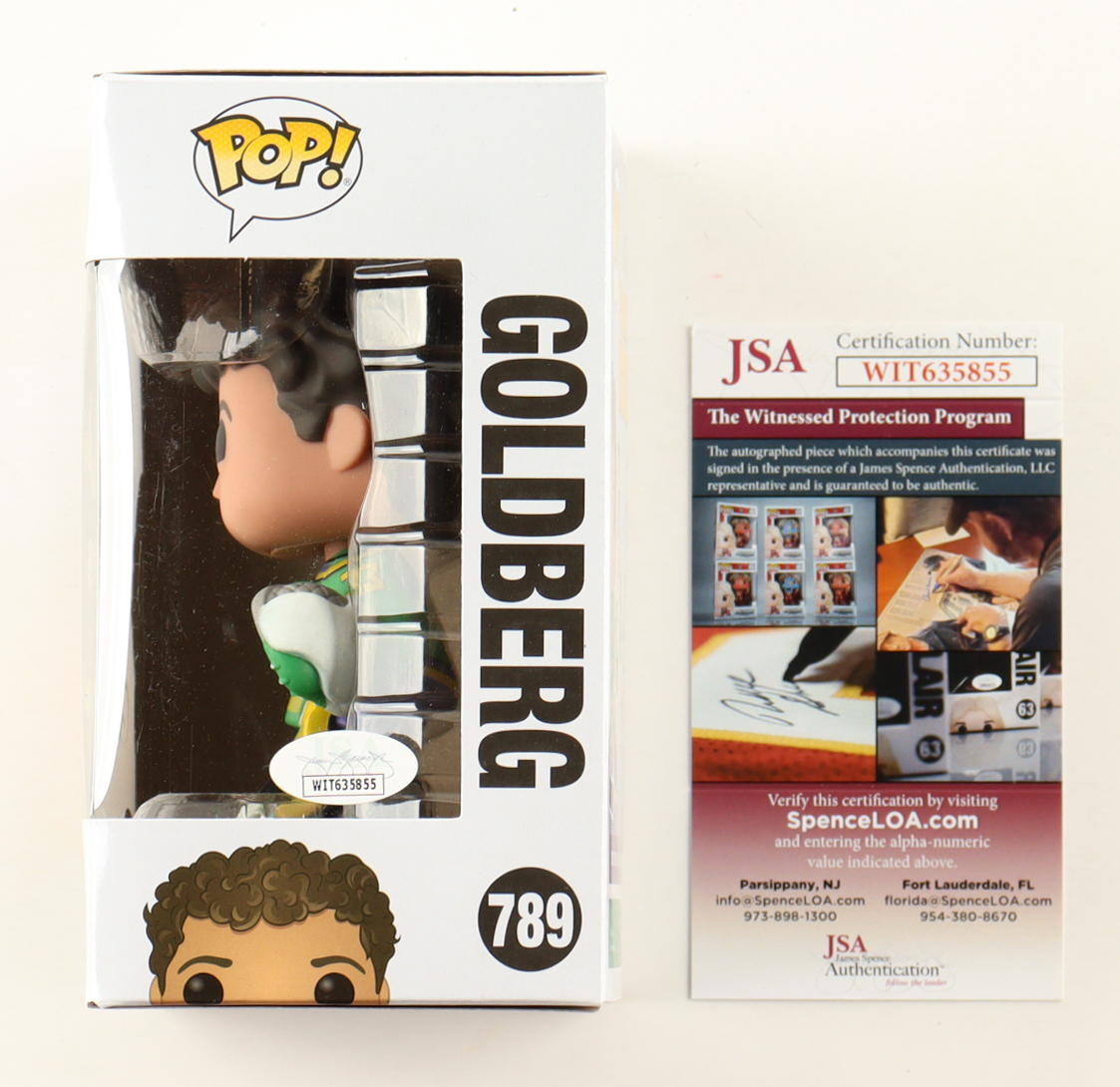 Shaun Weiss Signed "The Mighty Ducks" #789 Goldberg Funko Pop! Vinyl Figure Inscribed "Goldberg" (JSA) at PristineAuction.com Shaun Weiss Signed "The Mighty Ducks" #789 Goldberg Funko Pop! Vinyl Figure Inscribed "Goldberg" (JSA) at PristineAuction.com