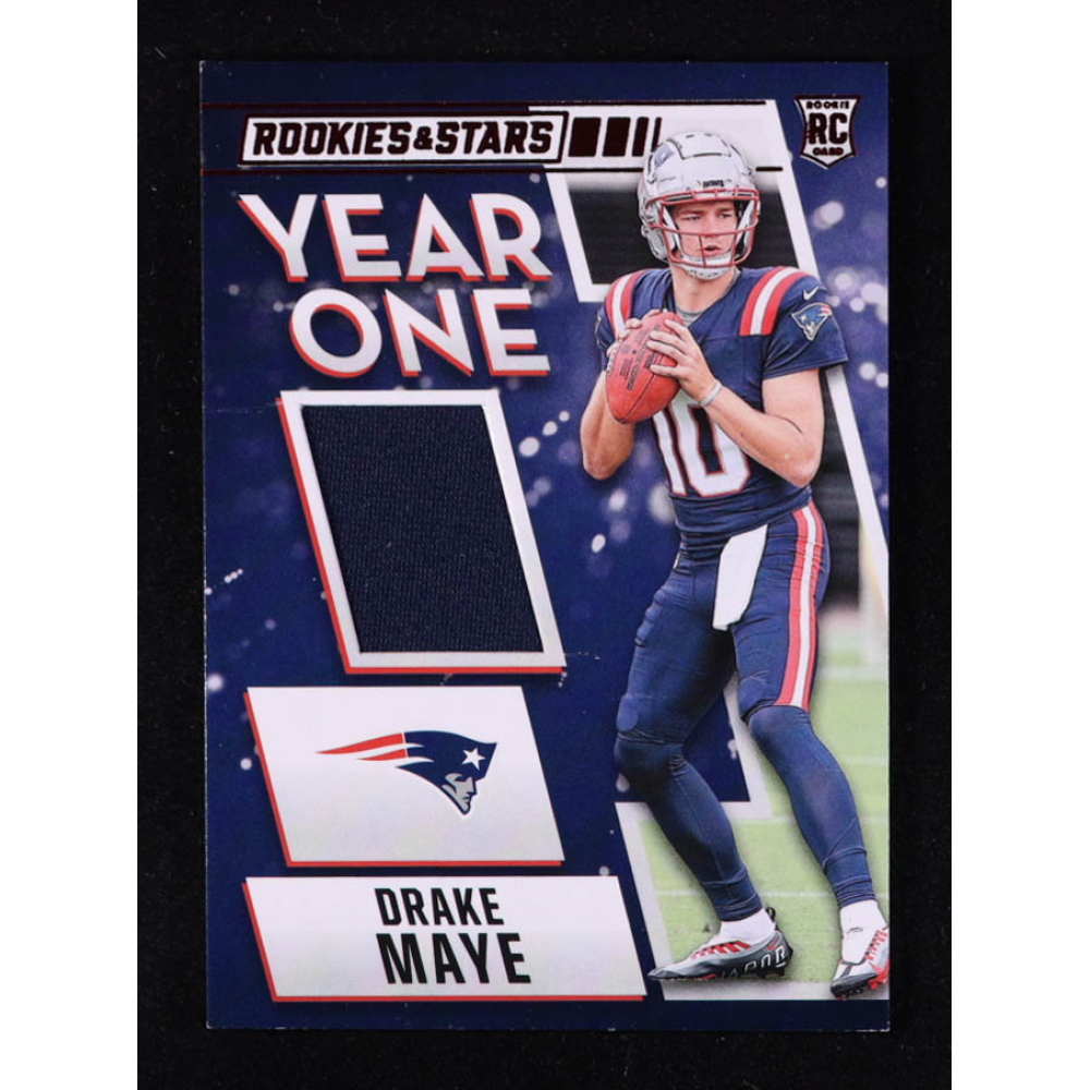 Drake Maye 2024 Rookies and Stars Year One Jerseys #12 RC at PristineAuction.com
