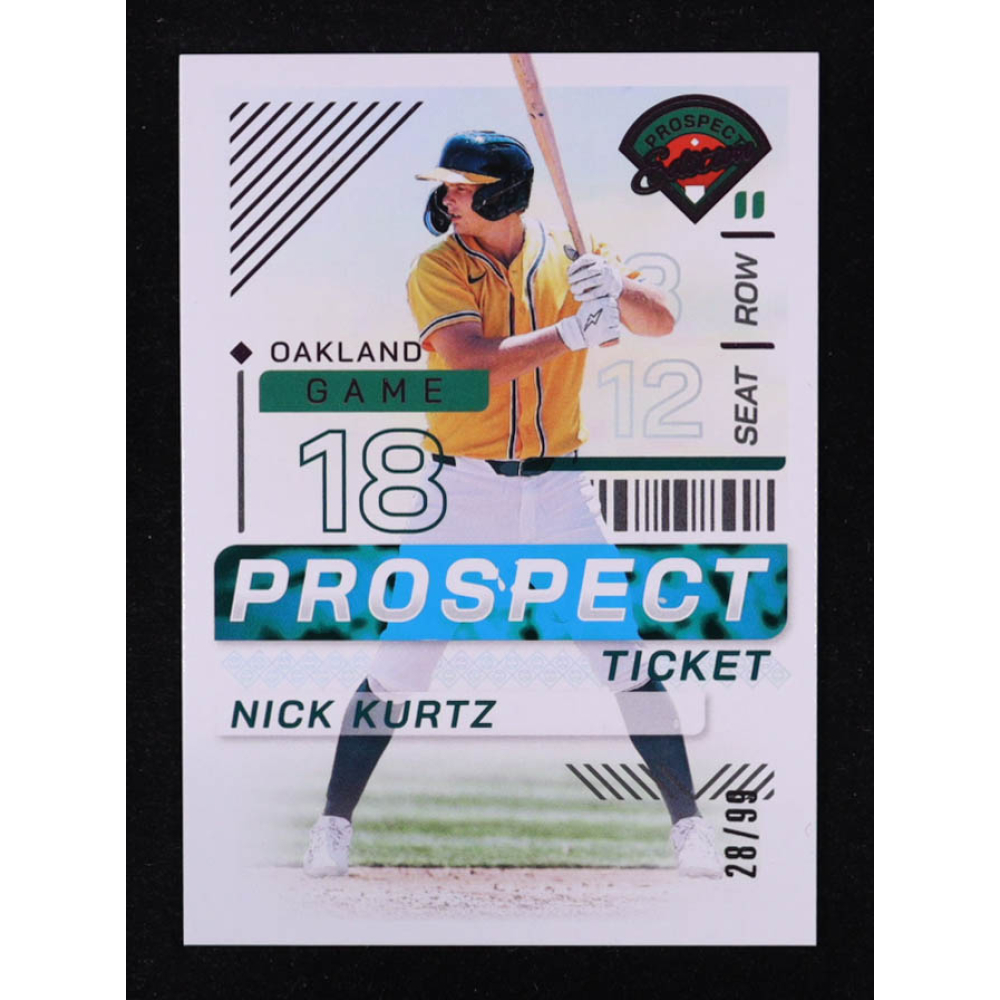 Nick Kurtz 2024 Panini Prospect Edition Purple #143 #28/99 at PristineAuction.com