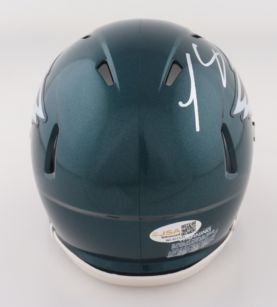 LeSean McCoy Signed Eagles Speed Mini Helmet (JSA) at PristineAuction.com LeSean McCoy Signed Eagles Speed Mini Helmet (JSA) at PristineAuction.com