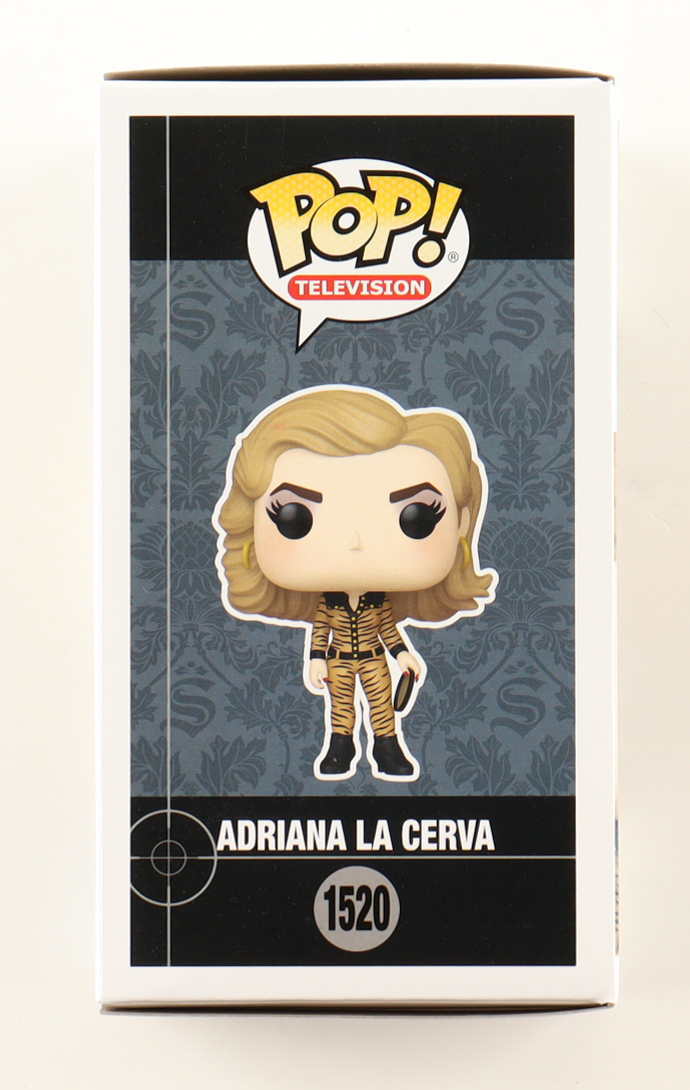 Drea de Matteo Signed "The Sopranos" #1520 Adriana La Cerva Funko Pop! Vinyl Figure (Beckett) at PristineAuction.com Drea de Matteo Signed "The Sopranos" #1520 Adriana La Cerva Funko Pop! Vinyl Figure (Beckett) at PristineAuction.com