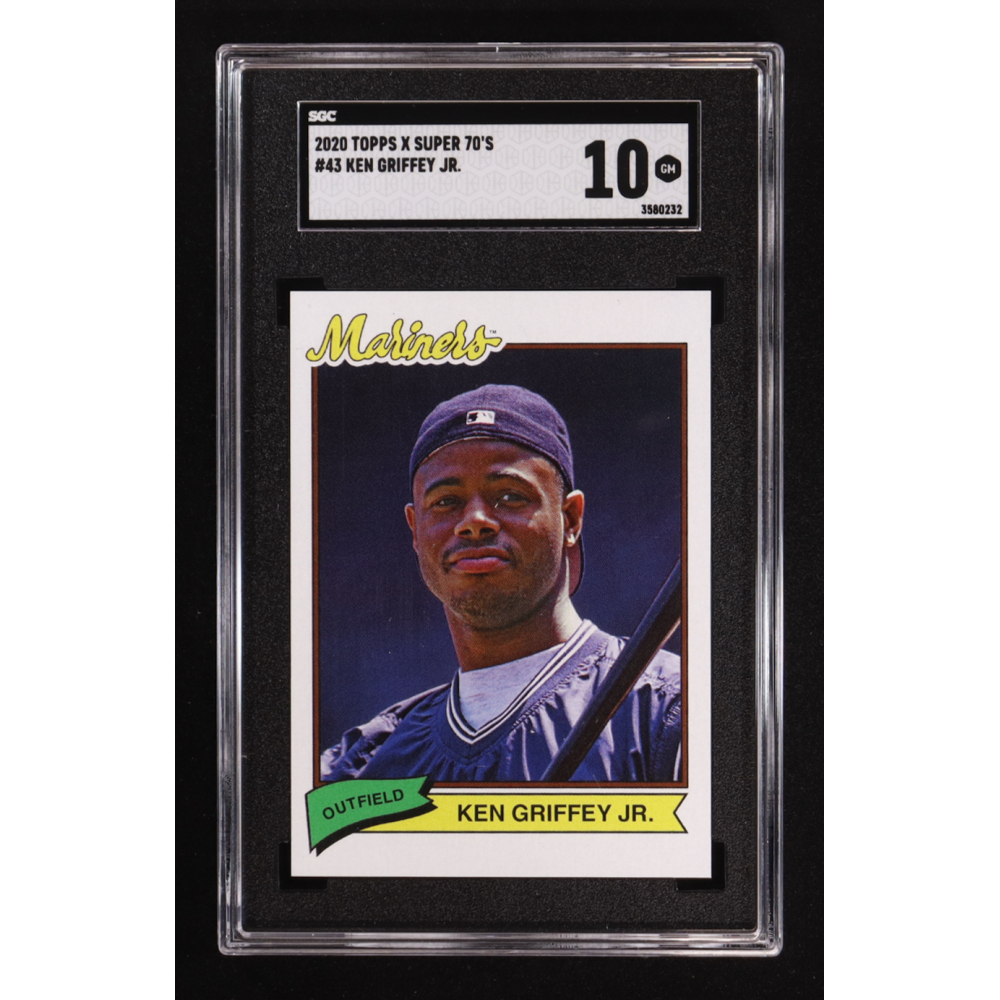 Ken Griffey Jr. 2020 Topps X Super 70s Sports #43 (SGC 10) at PristineAuction.com