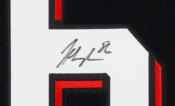 Jack Hughes Signed Devils Alternate Fanatics Premium Jersey (Fanatics) at PristineAuction.com Jack Hughes Signed Devils Alternate Fanatics Premium Jersey (Fanatics) at PristineAuction.com