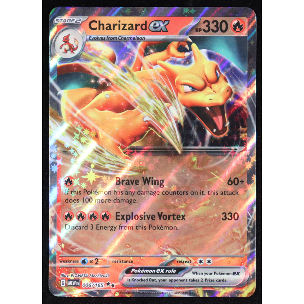 Charizard ex 2023 Pokemon TCG Scarlet & Violet 151 #006 at PristineAuction.com