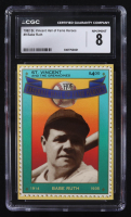 Babe Ruth 1992 St. Vincent Hall of Fame Heroes #9 (CGC 8) at PristineAuction.com
