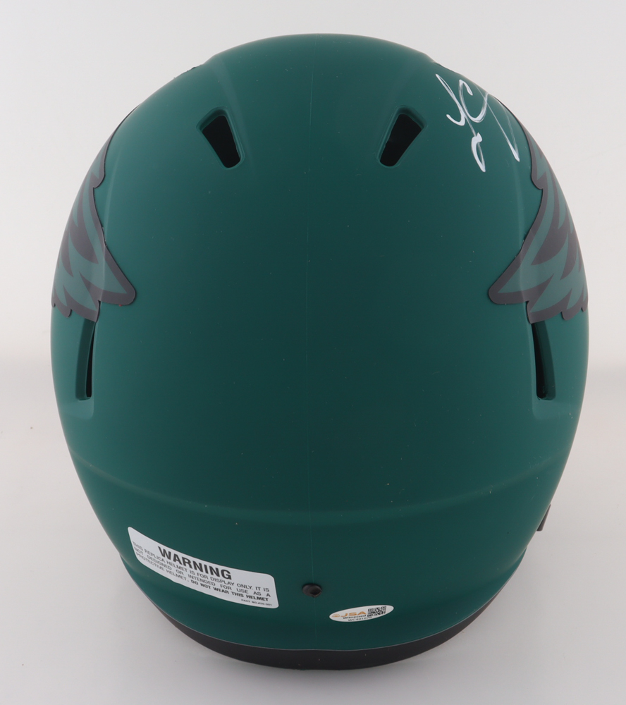 LeSean McCoy Signed Eagles Full-Size Rave Alternate Speed Helmet (JSA) at PristineAuction.com LeSean McCoy Signed Eagles Full-Size Rave Alternate Speed Helmet (JSA) at PristineAuction.com