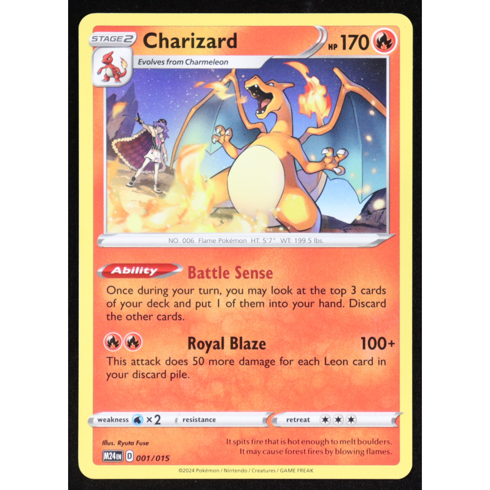 Charizard 2025 Pokemon TCG McDonald's Collection 2024 #001 at PristineAuction.com