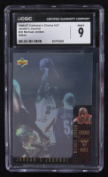 Michael Jordan 1996-97 Collector's Choice International Jordan's Journal Italian #J6 (CGC 9) at PristineAuction.com